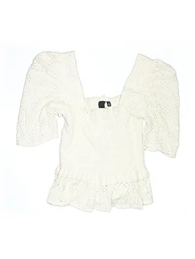 Pre-owned Assorted Brands Kids' Dress In White