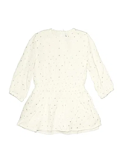 Pre-owned Assorted Brands Kids' Dress In White