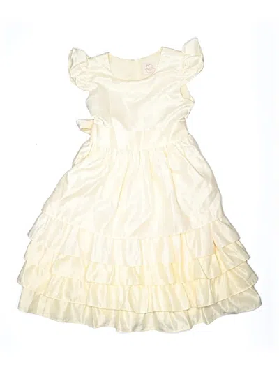 Pre-owned Assorted Brands Kids' Dress In White