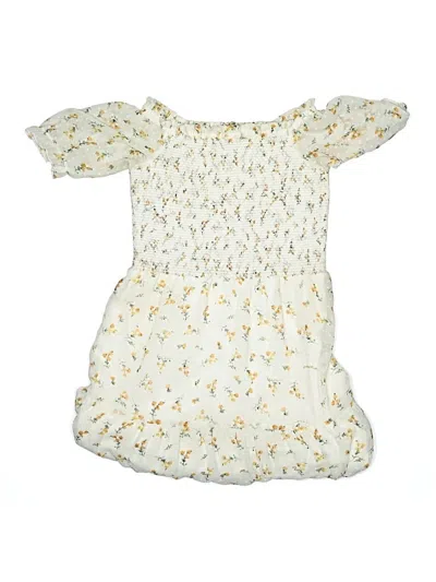 Pre-owned Assorted Brands Kids' Dress In White