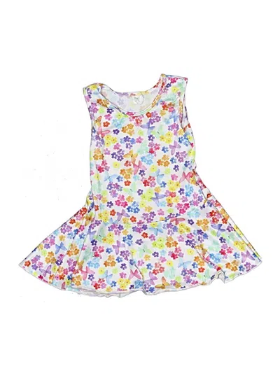 Pre-owned Assorted Brands Kids' Dress In White