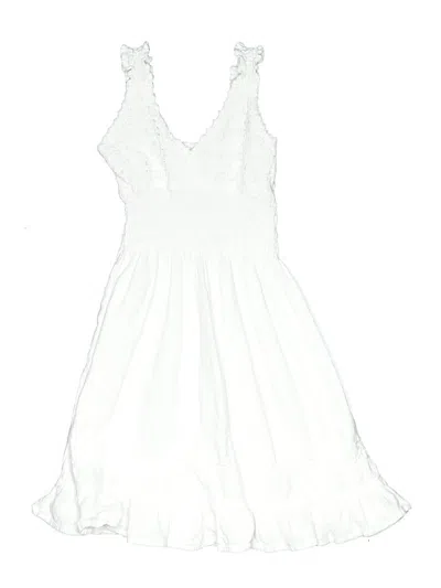 Pre-owned Assorted Brands Kids' Dress In White