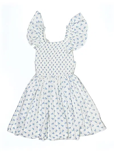 Pre-owned Assorted Brands Kids' Dress In White