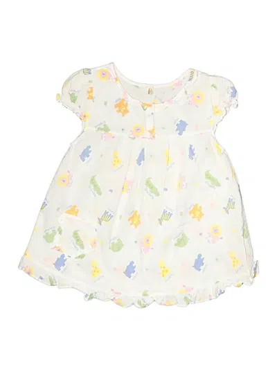 Pre-owned Assorted Brands Kids' Dress In White
