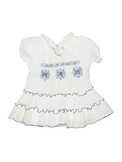 Pre-owned Assorted Brands Kids' Dress In White