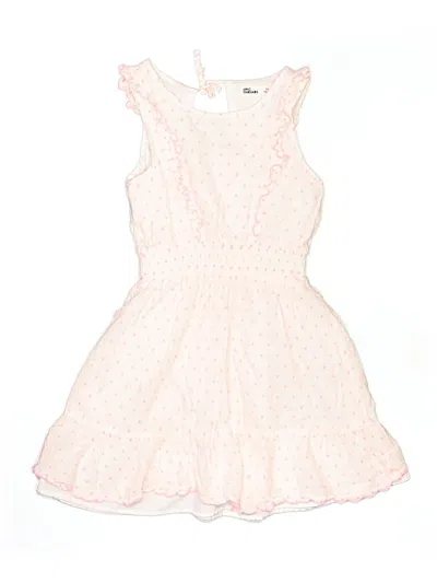 Pre-owned Assorted Brands Kids' Dress In White