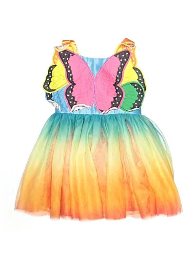 Pre-owned Assorted Brands Kids' Dress In Yellow