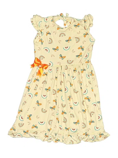 Pre-owned Assorted Brands Kids' Dress In Yellow