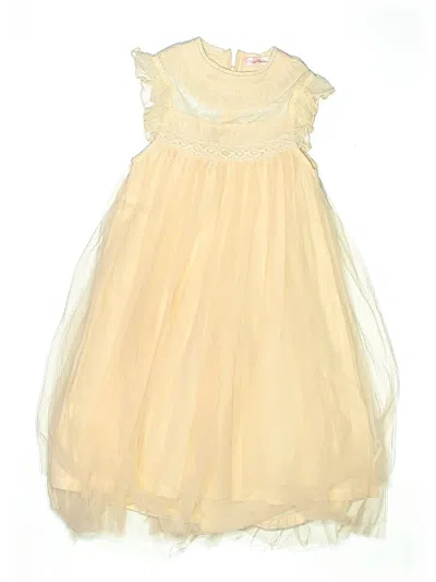 Pre-owned Assorted Brands Kids' Dress In Yellow