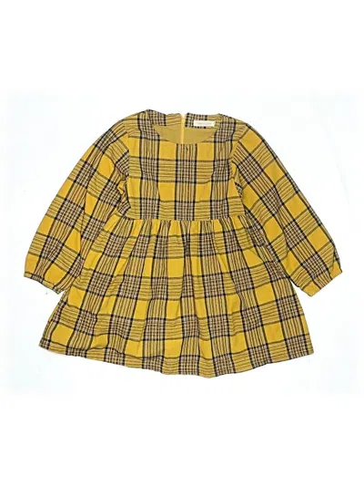 Pre-owned Assorted Brands Kids' Dress In Yellow
