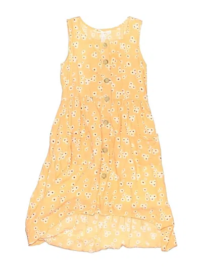 Pre-owned Assorted Brands Kids' Dress In Yellow