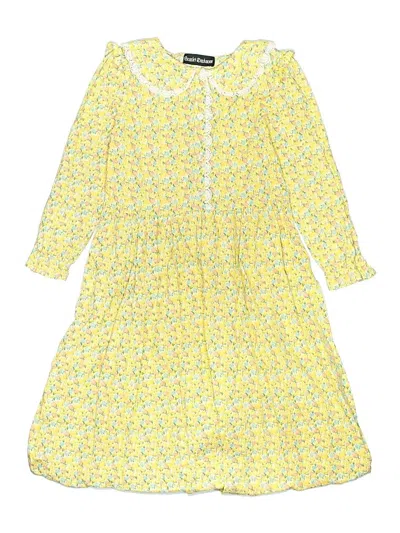 Pre-owned Assorted Brands Kids' Dress In Yellow