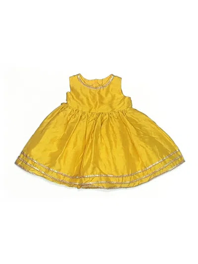 Pre-owned Assorted Brands Babies' Dress In Yellow