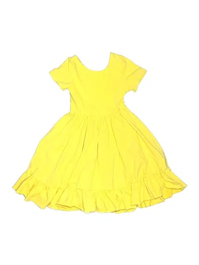 Pre-owned Assorted Brands Kids' Dress In Yellow