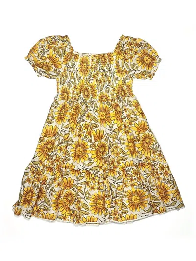 Pre-owned Assorted Brands Kids' Dress In Yellow