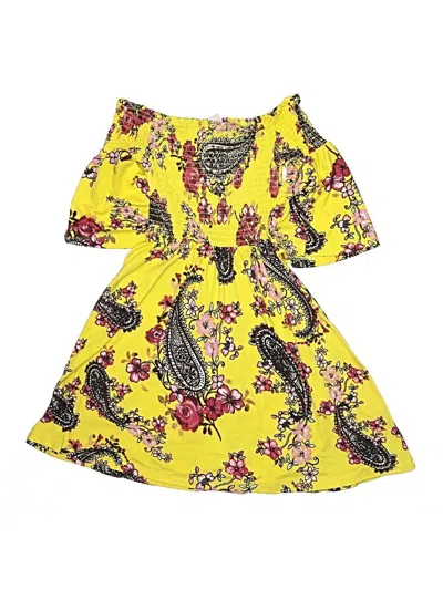 Pre-owned Assorted Brands Kids' Dress In Yellow