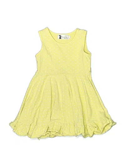 Pre-owned Assorted Brands Kids' Dress In Yellow