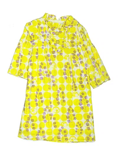 Pre-owned Assorted Brands Kids' Dress In Yellow
