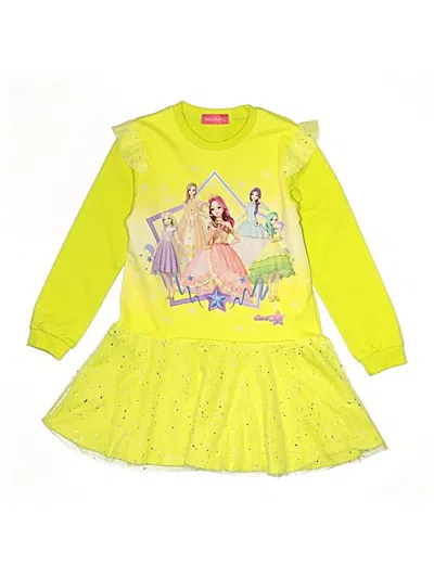 Pre-owned Assorted Brands Kids' Dress In Yellow