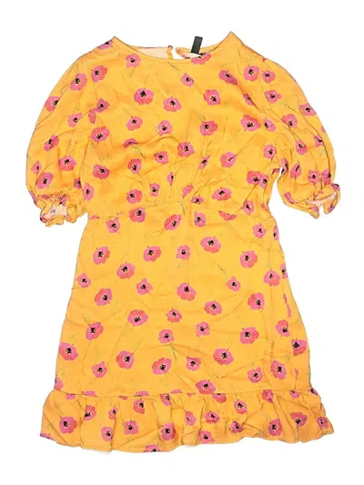 Pre-owned Assorted Brands Kids' Dress In Yellow