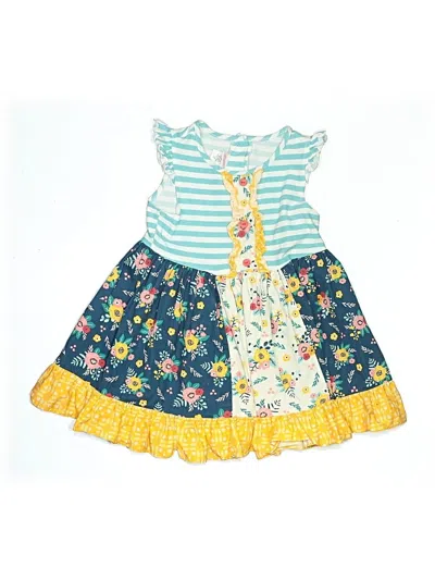 Pre-owned Assorted Brands Kids' Dress In Yellow