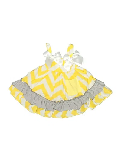 Pre-owned Assorted Brands Kids' Dress In Yellow