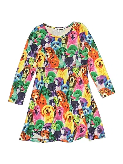 Pre-owned Assorted Brands Kids' Dress In Yellow