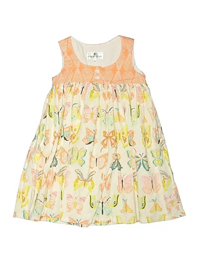 Pre-owned Assorted Brands Kids' Dress In Yellow