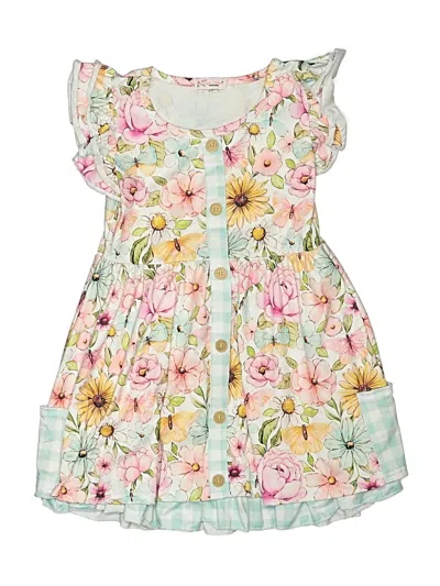 Pre-owned Assorted Brands Kids' Dress In Yellow