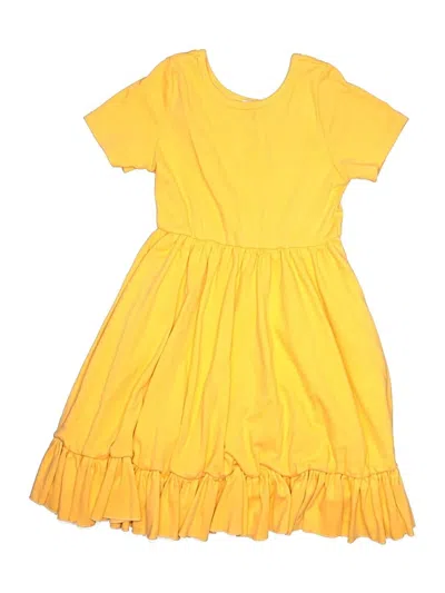 Pre-owned Assorted Brands Kids' Dress In Yellow