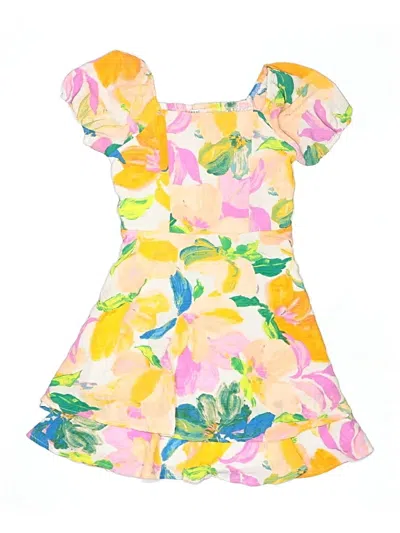 Pre-owned Assorted Brands Kids' Dress In Yellow