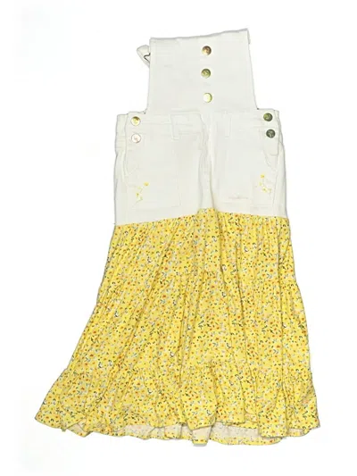 Pre-owned Assorted Brands Kids' Dress In Yellow