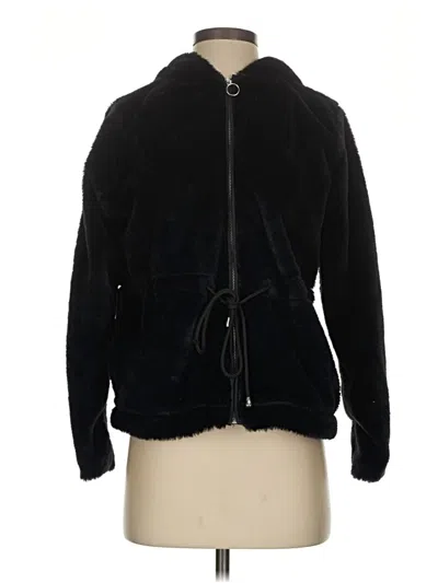 Pre-owned Assorted Brands Faux Fur Jacket In Black
