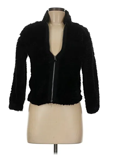 Pre-owned Assorted Brands Faux Fur Jacket In Black