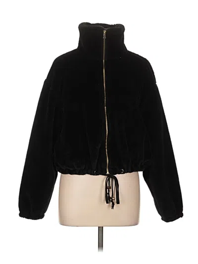 Pre-owned Assorted Brands Faux Fur Jacket In Black
