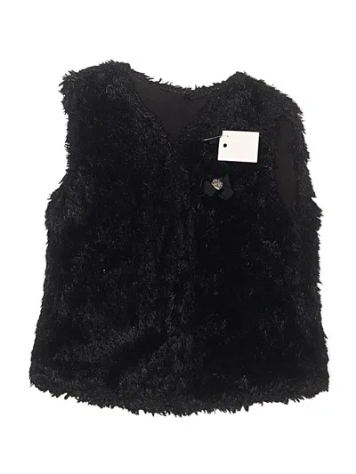 Assorted Brands Kids' Faux Fur Vest In Black