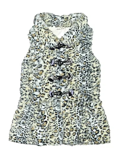 Pre-owned Assorted Brands Kids' Faux Fur Vest In Blue