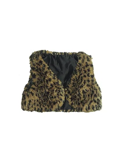 Pre-owned Assorted Brands Babies' Faux Fur Vest In Tan