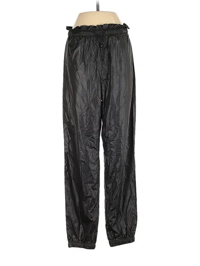 Pre-owned Assorted Brands Faux Leather Pants In Black
