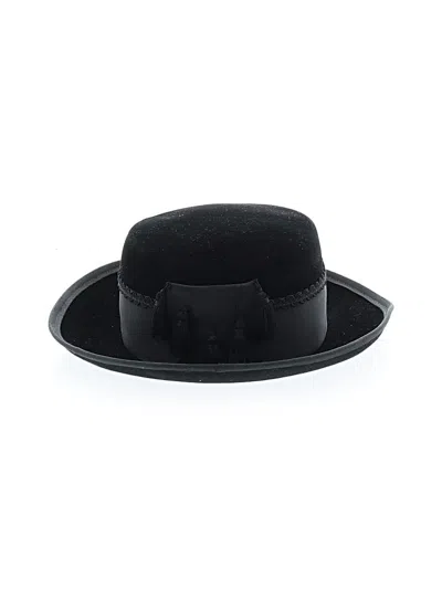 Pre-owned Assorted Brands Fedora In Black