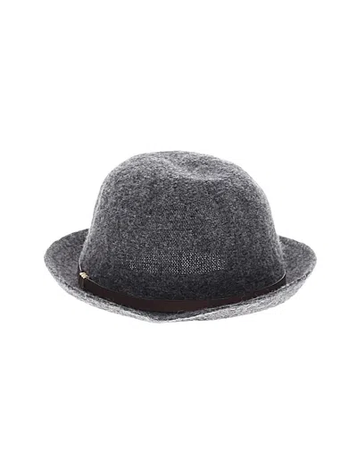 Pre-owned Assorted Brands Fedora In Gray