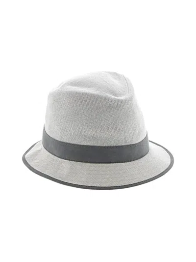 Pre-owned Assorted Brands Fedora In Gray