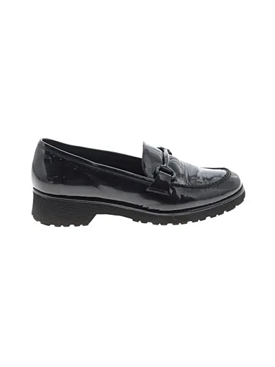 Pre-owned Assorted Brands Flats In Black