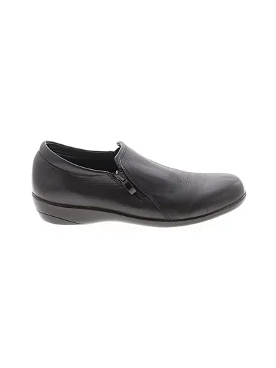Pre-owned Assorted Brands Flats In Black