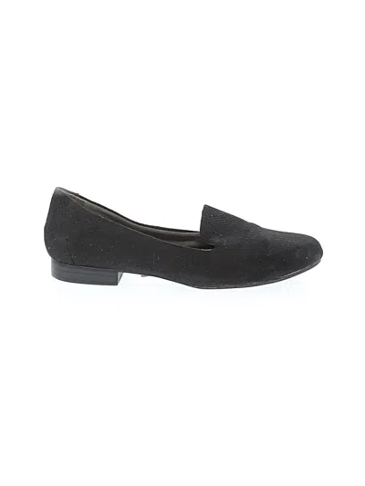Pre-owned Assorted Brands Flats In Black