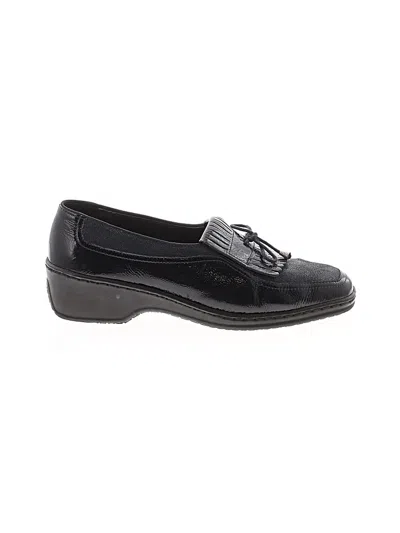 Pre-owned Assorted Brands Flats In Black