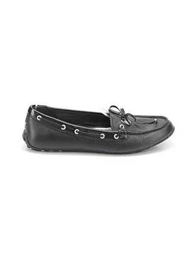 Pre-owned Assorted Brands Flats In Black