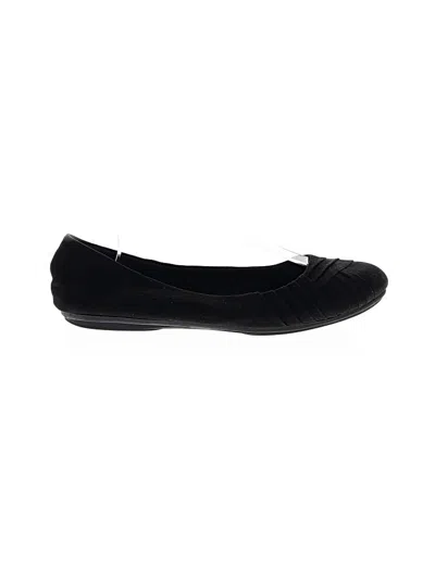 Pre-owned Assorted Brands Flats In Black