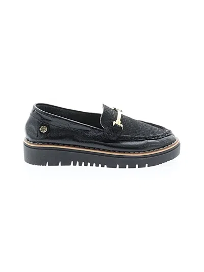 Pre-owned Assorted Brands Flats In Black
