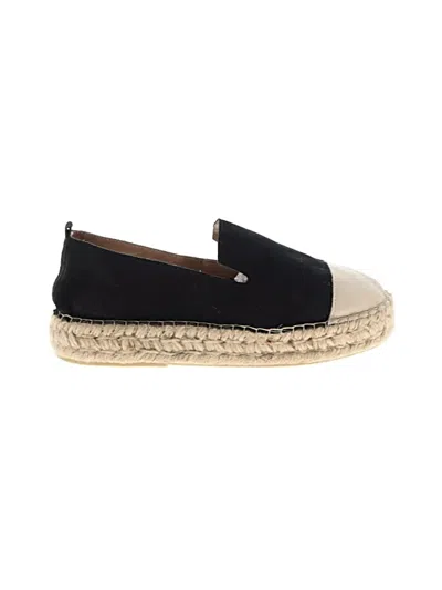 Pre-owned Assorted Brands Flats In Black